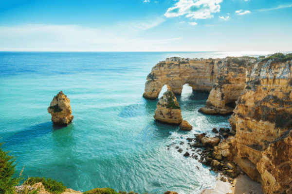 Portugal double arches naturelles