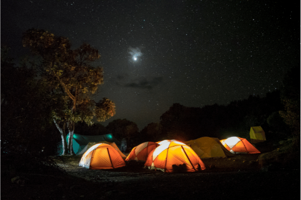 Tentes pour randonneurs Kilimajaro, Tanzanie