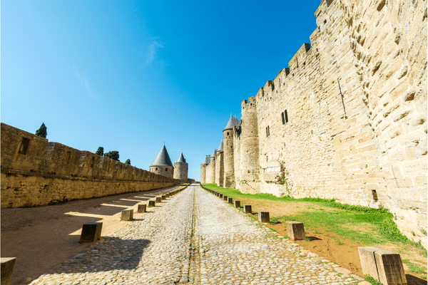Cité médiévale de Carcassonne en Occitanie