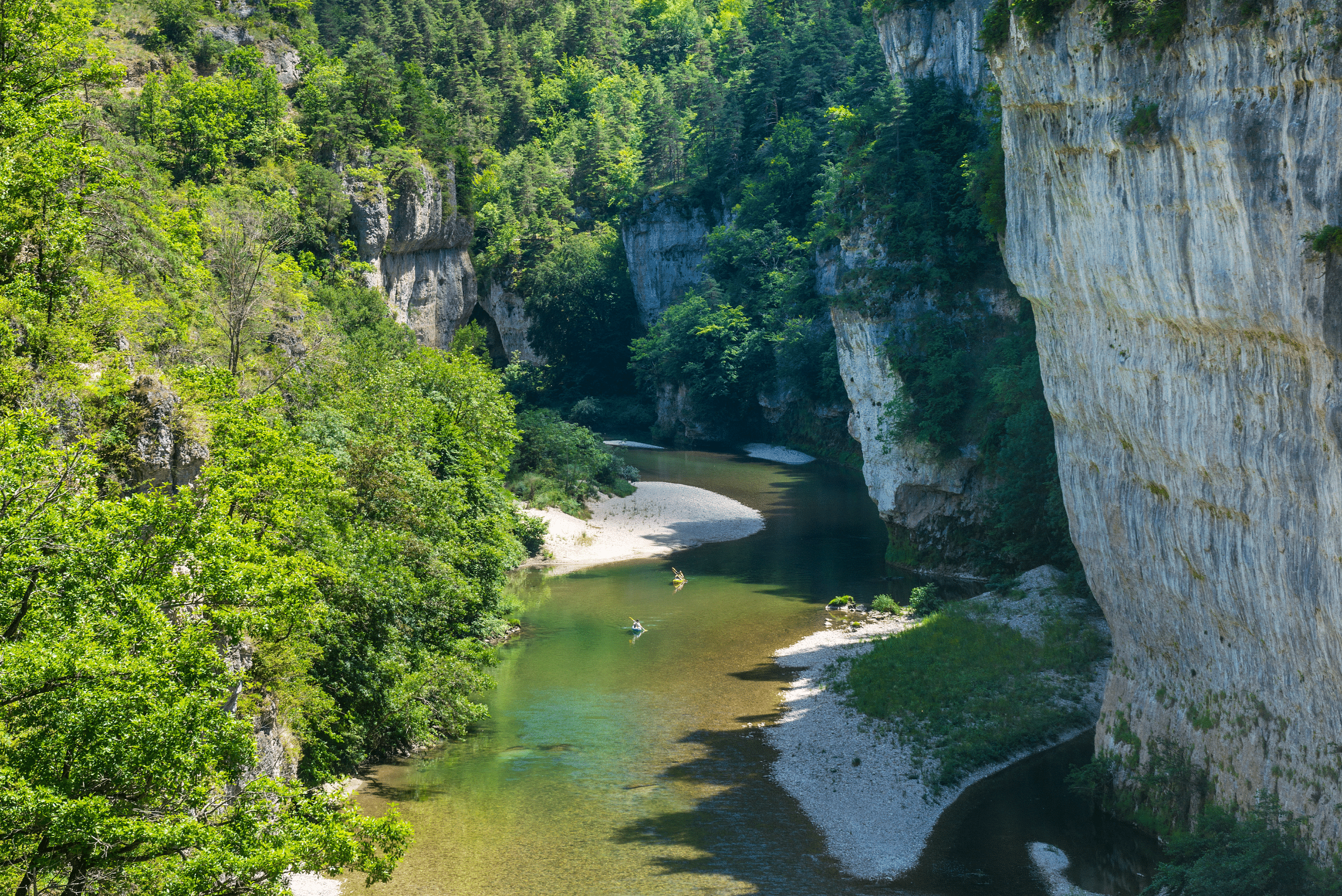Gorges du Tarn en Occitanie