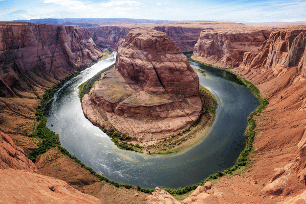 Courbure en fer à cheval Grand Canyon Arizona aux États-Unis