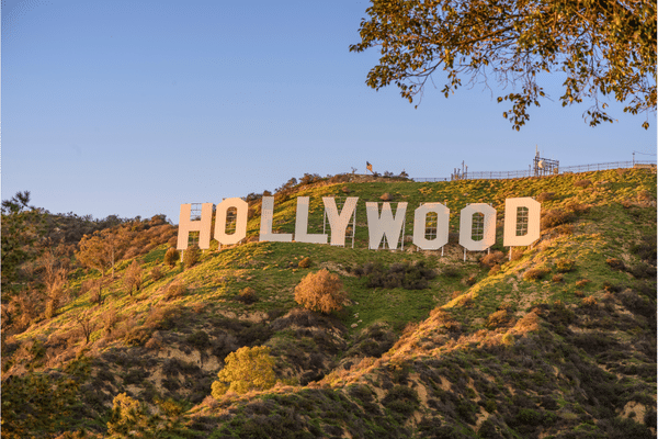 Signe Hollywood aux États-Unis