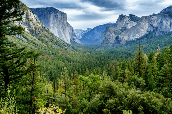 Yosemite aux États-Unis 1