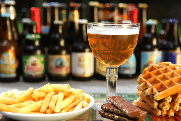 La Belgique - frites, gaufres, chocolat et bières