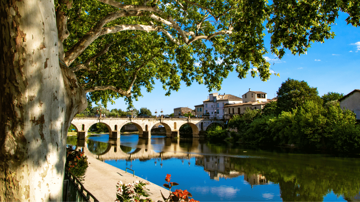 Pont romain de Sommières en Occitanie cover
