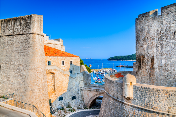 Croatie - château de Dubrovnik
