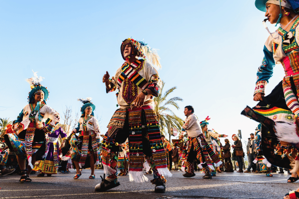 Groupe de danse folklorique bolivien