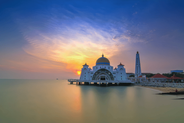 Malaisie -Mosquée à Malacca