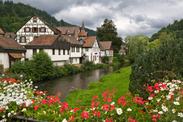 Village de Schiltach dans la Forêt-Noire en Allemagne