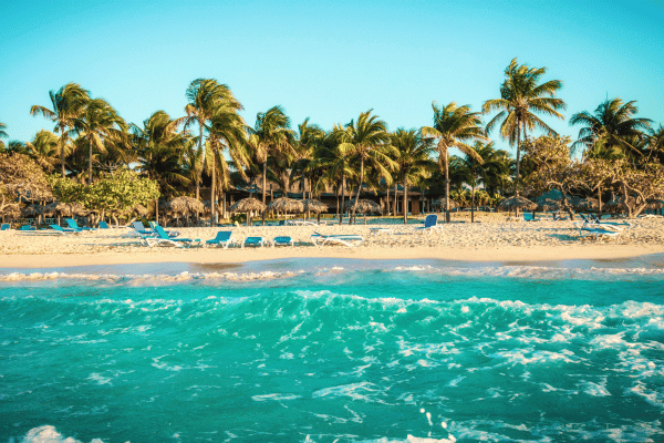 Mer des Caraibes, plage à Varadero, Cuba
