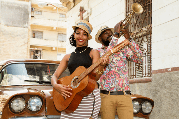 Musiciens de rue Havana Cuba