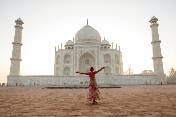 Taj Mahal au lever du soleil